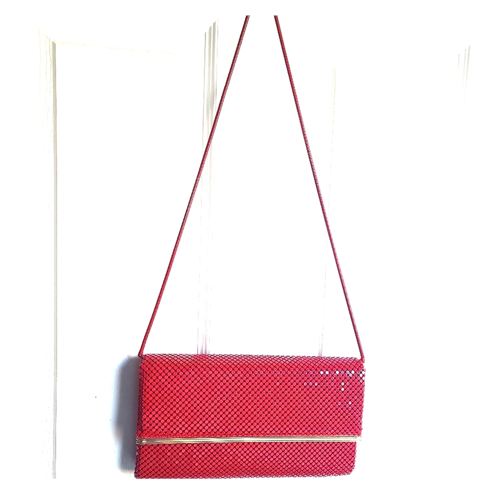 Elka Vtg Red Clutch
